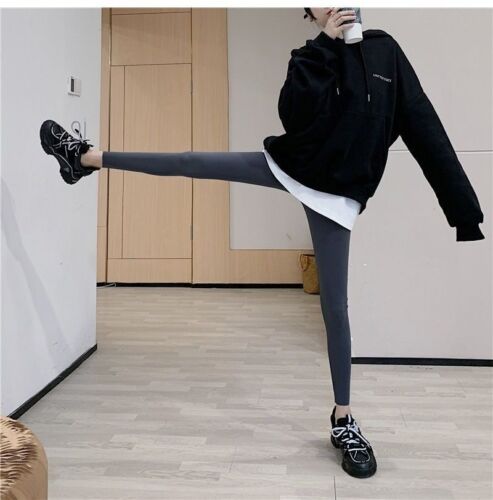 Invisible Zipper Open Crotch Leggings Outdoor Plus Size Women Yoga Pants New - Picture 12 of 23