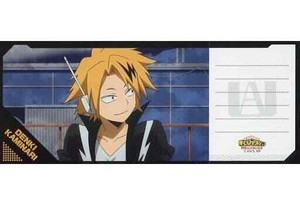 My Hero Academia Kanami Denki J World Tokyo Message Card Ebay