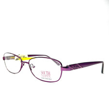 South Hampton SH 4006 PU Purple Rectangle Eyeglasses Frames 53[]16 135 mm A7