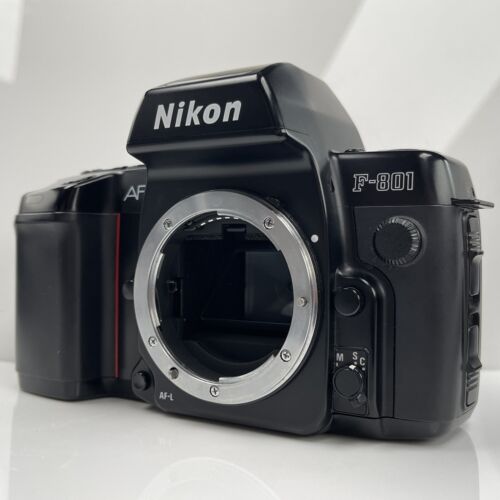 ¡¡Sin pegajosidad!! [Casi COMO NUEVA] Nikon F 801 35 mm SLR cuerpo de cámara fotográfica JAPÓN 6544 - Imagen 1 de 15