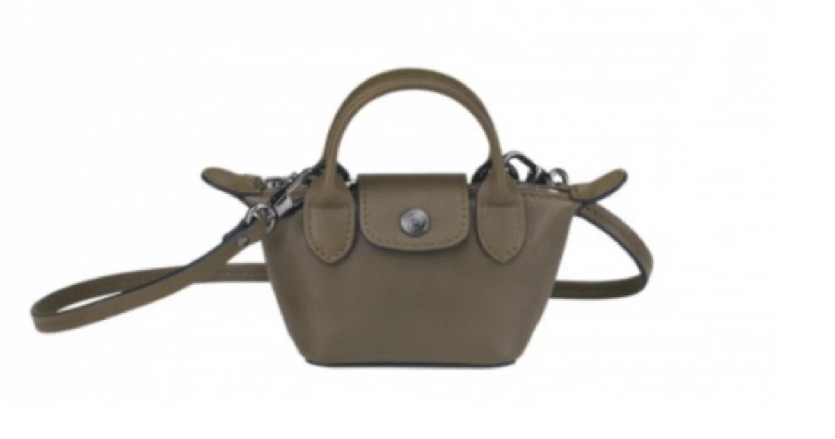 Longchamp Le Pliage Cuir Nano Crossbody Bag