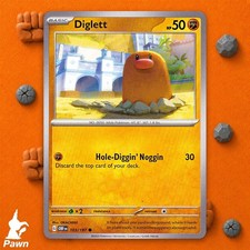 Diglett 103/197 Obsidian Flames Common Pokemon TCG Card Trading NM Art OKACHEKE