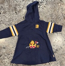 Vintage Sesame Street 90  s Y2K Toddler Big Bird Hoodie Sweatshirt 24 Months