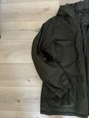Uniqlo x Engineered Garments PUFFTECH Utility Parka Jacket Mens XL Olive Green image 2