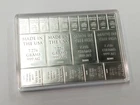 Sunshine Minting SMI 2 Oz .999 Silver Breakaway Prepper Eagle Bar USA (LotX20)