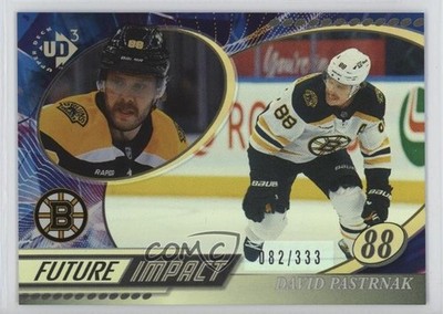2024-25 Upper Deck Extended Series UD3 Gold 82/333 David Pastrnak #UD3-2 3d2