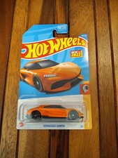 Mattel Hot Wheels *M Case* 2022 HW Turbo 8/10 ~ #138 Koenigsegg Gemera ~ Orange