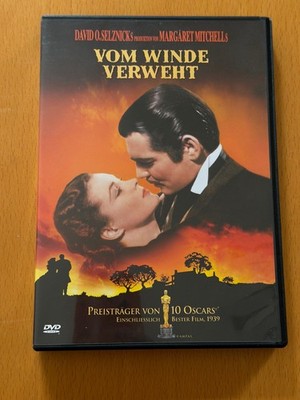 DVD -  VOM WINDE VERWEHT - SEHR GUT ERHALTEN