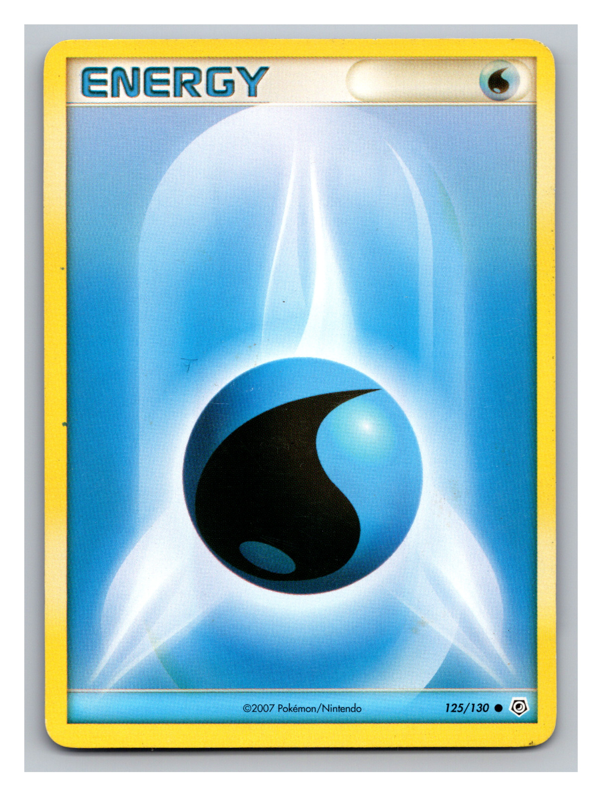 POKEMON - WATER ENERGY (DIAMOND & PEARL) 125/130 2007