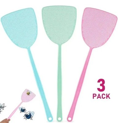 3 Pcs Fly Swatter, Fly Swatter Plastic,Telescopic Fly Swatters, Large Bug Swatte