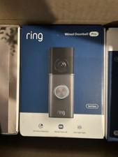 NEW - RING WIRED DOORBELL PRO 3RD GEN RETINAL 4K FOR ULTRA-CLEAR VIDEO