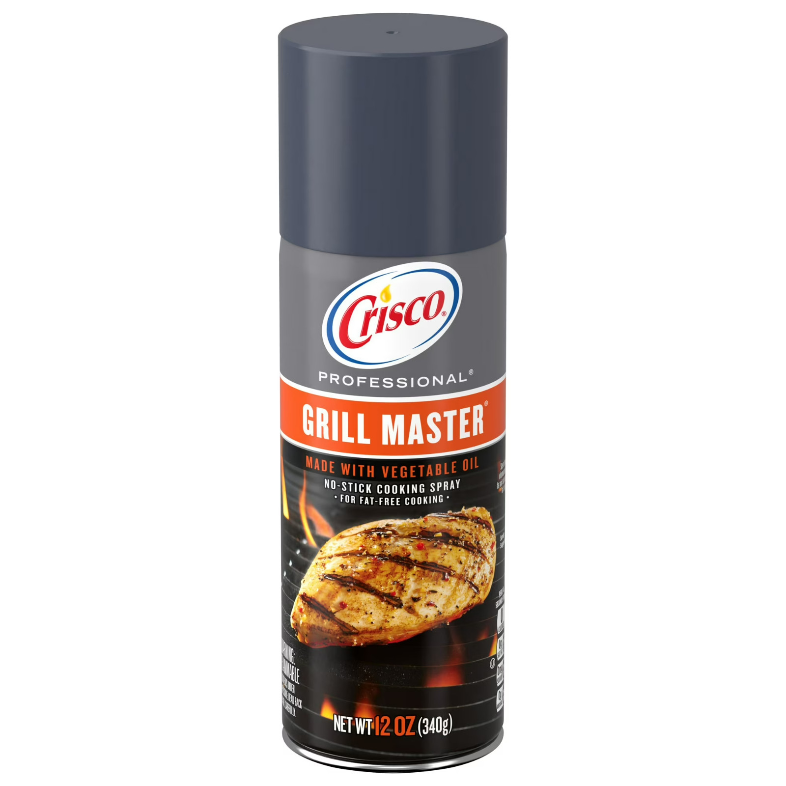 Crisco Grill Master No-Stick Cooking Spray can, Made With Vegetable oil,12 Oz...