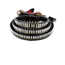 47" Truck Tailgate Light Bar, Triple Row LED Tail Light Strip with Brake