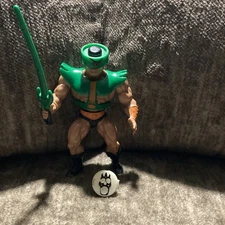 Tri-Klops COMPLETE Vintage He-man Masters of the Universe MOTU 1981 w Glow RING