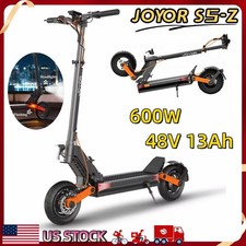 JOYOR S5-Z 600W Electric Scooter 48V 13AH 10" OffRoad Folding E-Scooter 31MPH US
