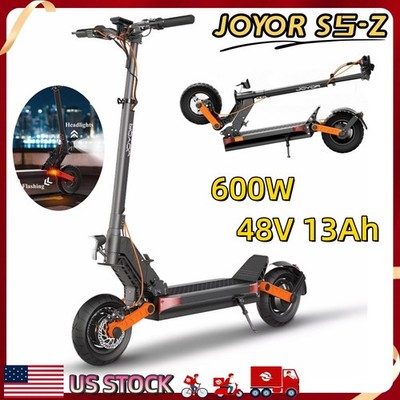 JOYOR S5-Z 600W Electric Scooter 48V 13AH 10'' OffRoad Folding E-Scooter 31MPH US