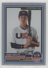 2023 Panini USA Baseball Stars & Stripes Silver Prizm Grady Emerson #26 14ij