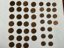 Canadian Small Cents Coin Lot - 1 Cent & 2 Cents (Maple Leaf)