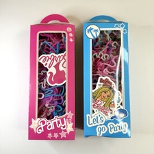 Sillybandz Barbie Party 200 Pack Shaped Silicone Bracelets NEW