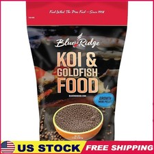 Koi Fish Food Floating Pellets High Protein Nutritional Diet Immunity Booster US