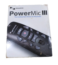 Nuance PowerMic III Handheld Dictation Microphone 0POWM3N9
