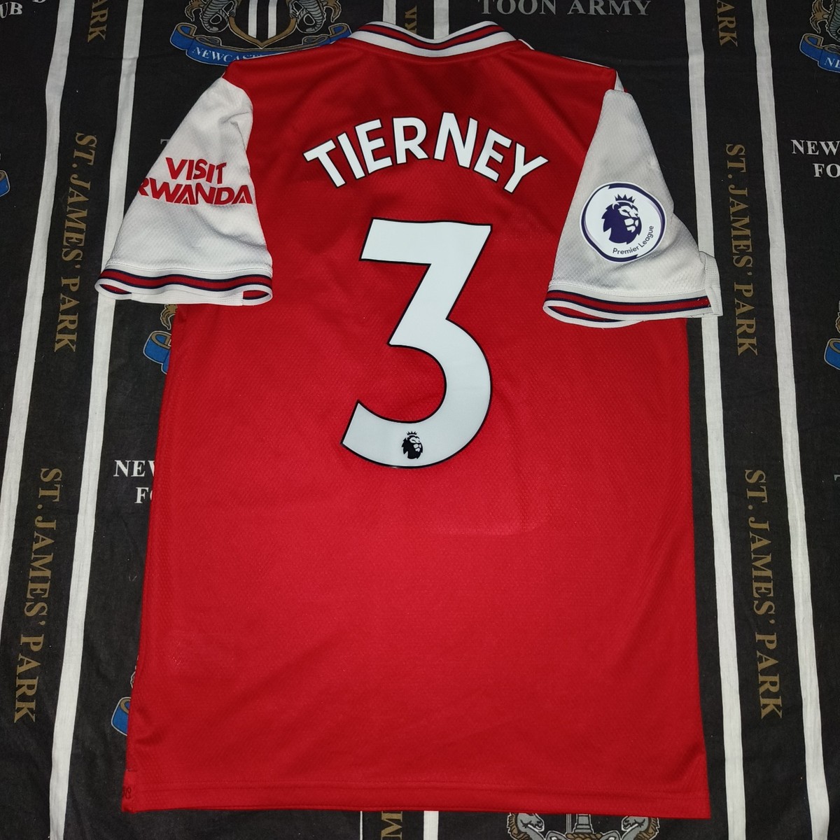 Arsenal Home 2019 2020 Football Shirt Jersey Kieran Tierney Adidas