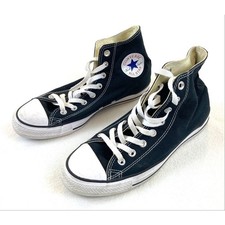 Converse Chuck Taylor All Star High Top Black Men  s 8 Women  s 10 Very Good