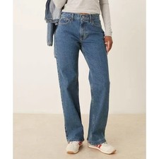 ABERCROMBIE  FITCH The Baggy Low Rise Jeans Classic Blue Wash NWT Women's 28/6L
