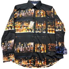 Robert Graham Whiskey in Jar 2 Mens Shirt XL Long Sleeve Flip Cuff NEW $248