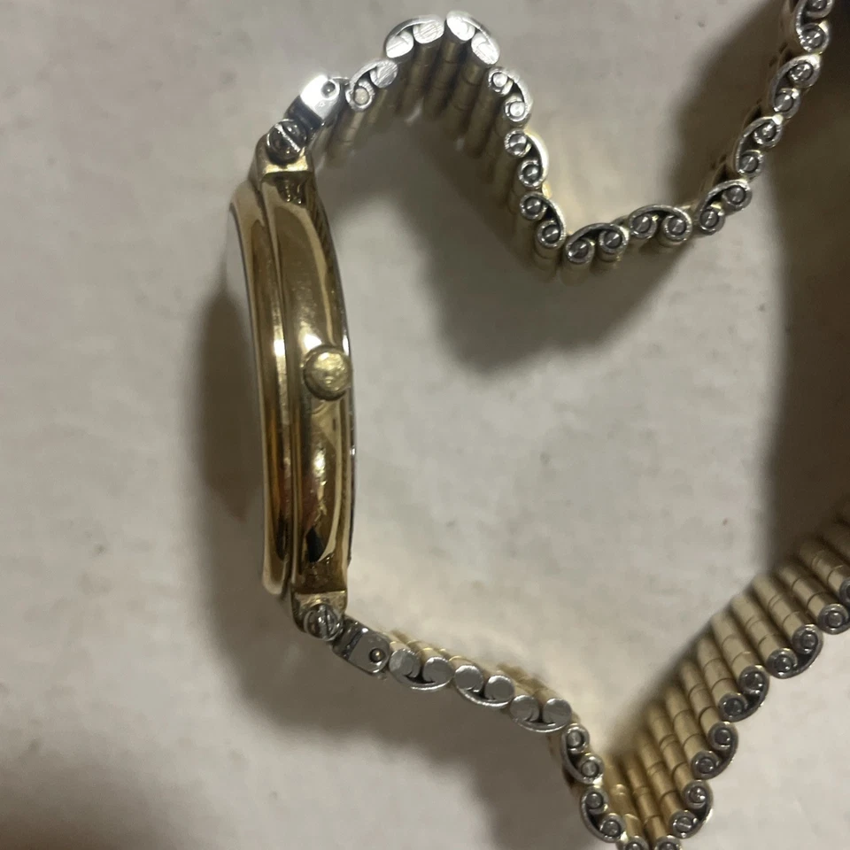 Reloj de cuarzo Zenith oro puntero fecha vintage años 70 raro Foto 3 de 4