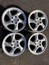 Oem 18 Porsche 993 996 911 Turbo Twist Wheels Rims Narrow Body Silver Twists