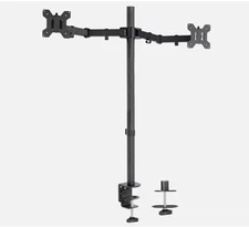 Vivo NEW Extra Tall Dual Computer Monitors 2 Screens up to 27" Desk Mount Stand