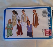 Butterick 5888 Sizes (20-24) Mult-Size for Custom Fit America 2001 Uncut Pattern