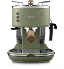 Delonghi Icona Vintage ECOV-311 Espresso Coffee Home Machine Olive Green AC 220V