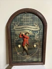 Vintage Everglades Golf and Country Club 1956 3D Golfer Figure Wooden Arch Frame