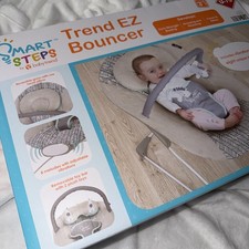 Smart Steps Infant EZ Bouncer by Baby Trend with Calming Vibration - Ziggy Zebra