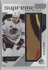 2021-22 Upper Deck SP Game Used Supreme 4/15 Dylan Strome #SP-DS Patch 2d8