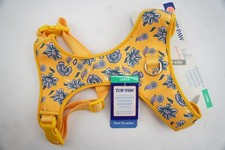Top Paw Adjustable Fashion Comfort Dog Harness -Yellow Floral, Large