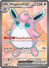 Wigglytuff ex 187/165 Ultra Rare 151 Pokemon Near Mint on eBay