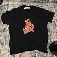 Off-White Virgil Abloh Men’s Hand Flames T-Shirt XL
