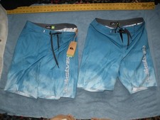Quicksilver Board Shorts 2 pair. Size 29 and 30/16 Excellent Blue