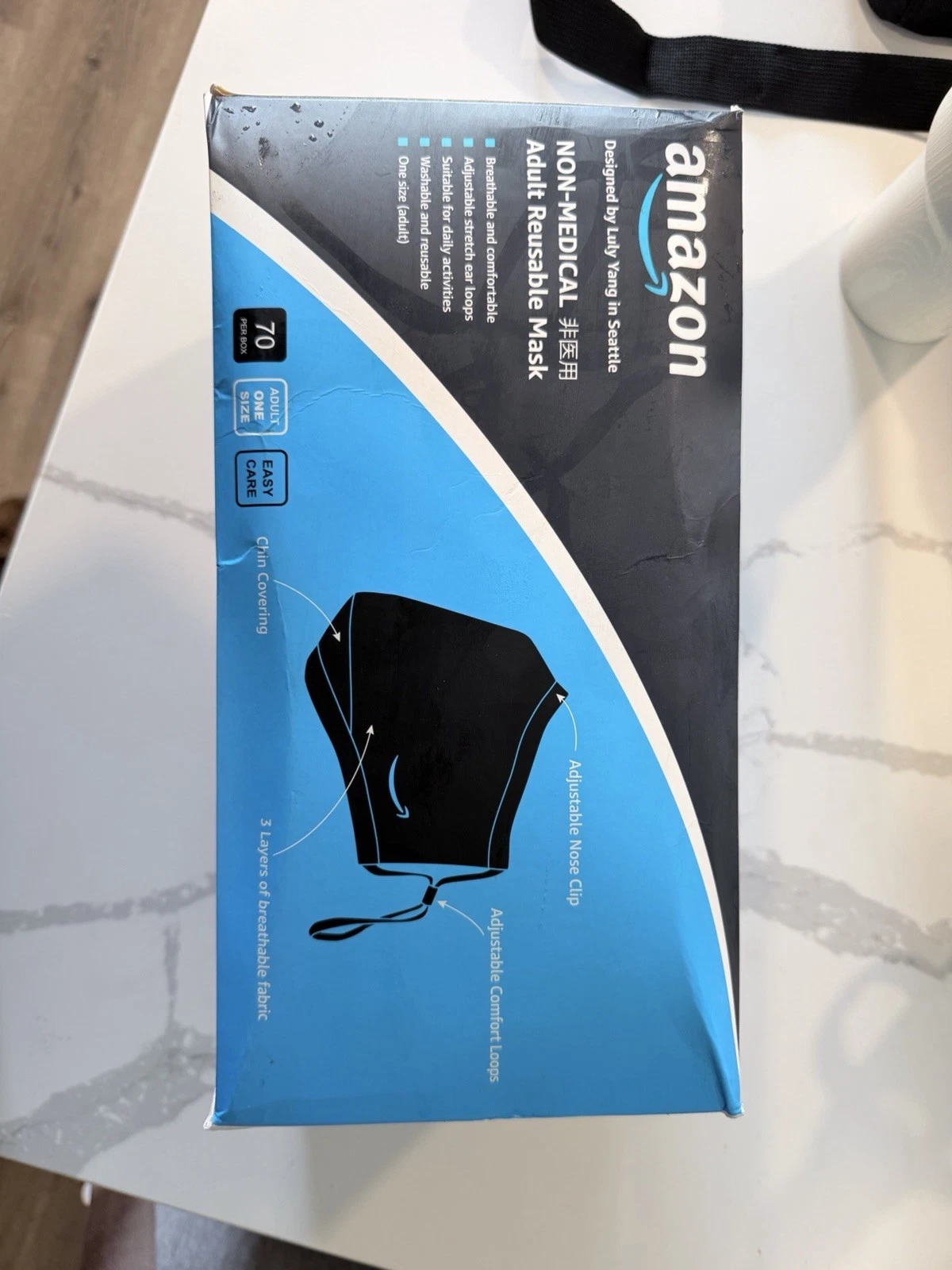Amazon Employee Face Masks Washable and Reusable Adjustable Box Of 70