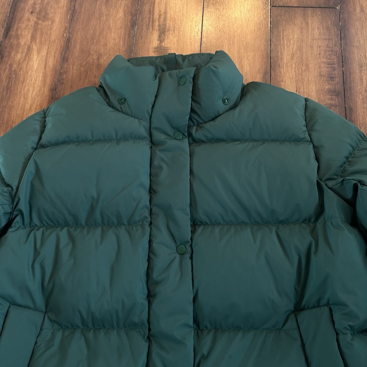 Lululemon Wunder Puff Jacket Green Women's Size 14 Goose