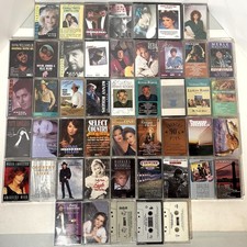 Country Cassette Tapes Lot of 45 Vintage Collection Hits Classics Waylon Dolly
