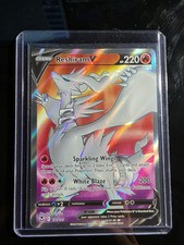 Reshiram V (Full Art) Holo Ultra Rare SWSH12: Silver Tempest 172/195 NM on eBay