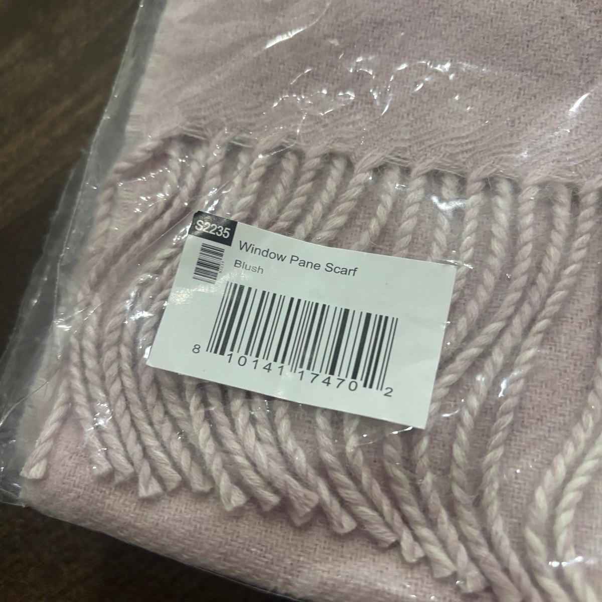 Dプライス Pacas Women's Window Pane Scarf Blush Pink 100% Alpaca Wool NEW | eBay