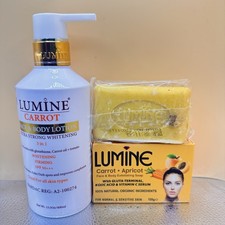 Lumine Carrot Body Lotion  Lumine Carrot Soap