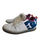 DC Shoes Court Graffik SE Skate Shoes Mens 13 White Skateboarding Sneakers