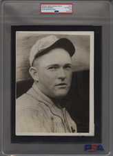 ROGERS HORNSBY Cardinals 1926 World Series PSA Type 1 Original Photo 6.5 x 8.5