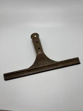 Vtg BRASS ETTORE Master Window Squeegee 9”- Steccone Products Co., Oakland Ca
